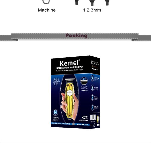 kemei 1973 hair trimmer km-1973 cordless professional usb rechargeable mens eyebrow trimmer udnil
kemei 1973 hair trimmer km-1973 cordless professional usb rechargeable mens eyebrow trimmer udnil