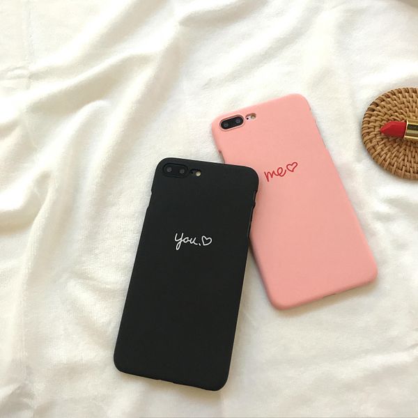 pink simple couple small love for iphone 6s/ 7p mobile phone shell 8plus apple xs max/ xr sanding sleeve
pink simple couple small love for iphone 6s/ 7p mobile phone shell 8plus apple xs max/ xr sanding sleeve