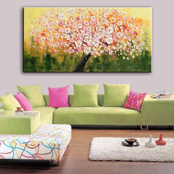 new handmade modern canvas on oil painting palette knife tree flowers landscape oil paintings home living room decor wall art
new handmade modern canvas on oil painting palette knife tree flowers landscape oil paintings home living room decor wall art