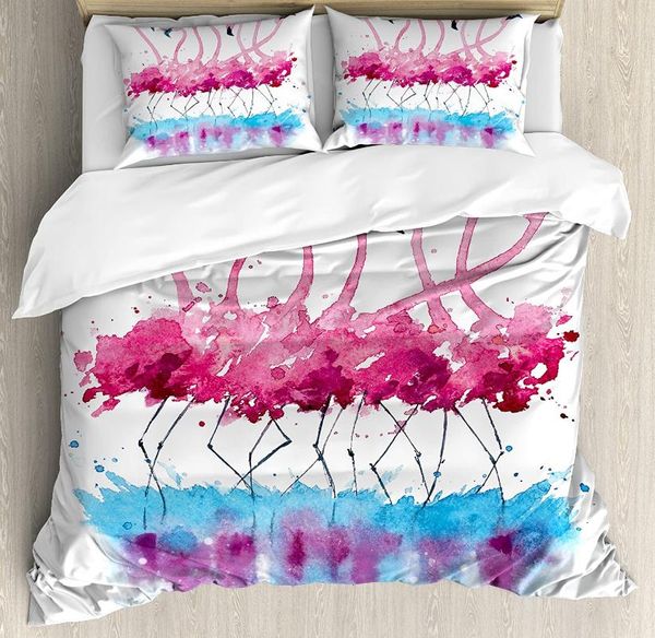 animal duvet cover set flamingos love birds feather romance brushstroke splash watercolor effect bedding set pink blue purple
animal duvet cover set flamingos love birds feather romance brushstroke splash watercolor effect bedding set pink blue purple