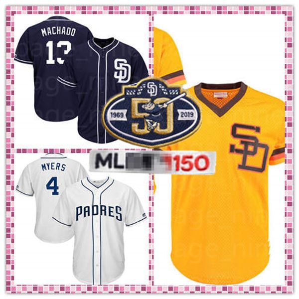 13 Manny Machado 50th Patch San Diego 19 Tony Gwynn Jersey 4 Wil Meyers Stitched Cool Base Mesh Baseball Jerseys
13 Manny Machado 50th Patch San Diego 19 Tony Gwynn Jersey 4 Wil Meyers Stitched Cool Base Mesh Baseball Jerseys