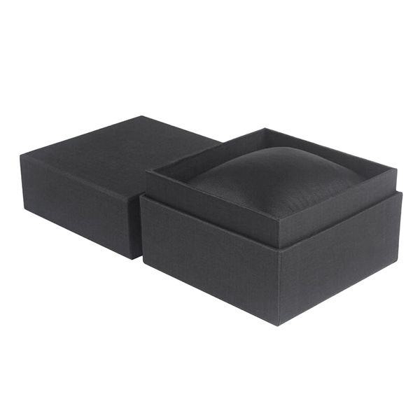 black hardboard single slot watch bracelet case wristwatch box organizer, Slivery;brown
black hardboard single slot watch bracelet case wristwatch box organizer, Slivery;brown