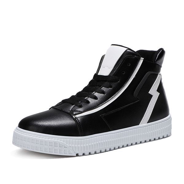 men skateboarding shoes high autumn & winter sport shoes men botas hombre men athletic sport sneakers chaussure homme 39-44, Black
men skateboarding shoes high autumn & winter sport shoes men botas hombre men athletic sport sneakers chaussure homme 39-44, Black