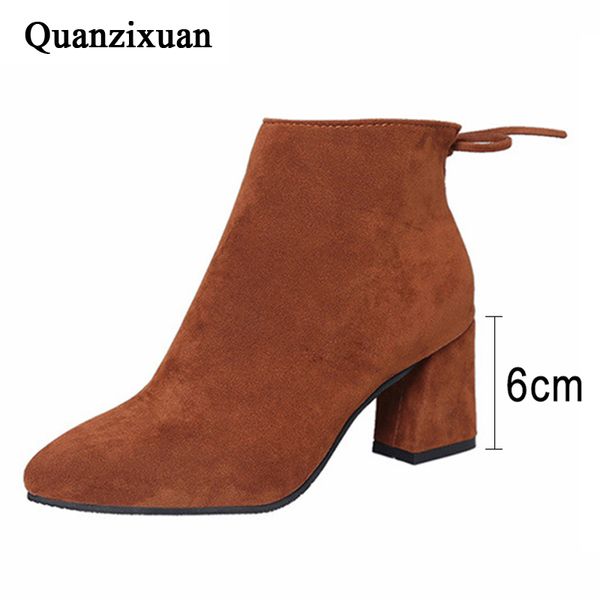 women boots warm ankle boots for women winter female winter shoes botas mujer booties high heels women's, Black
women boots warm ankle boots for women winter female winter shoes botas mujer booties high heels women's, Black