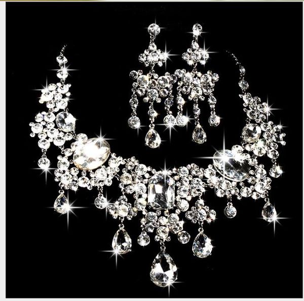 bride necklace earrings two sets of diamond flower new jewelry wedding jewelry, Slivery;golden
bride necklace earrings two sets of diamond flower new jewelry wedding jewelry, Slivery;golden