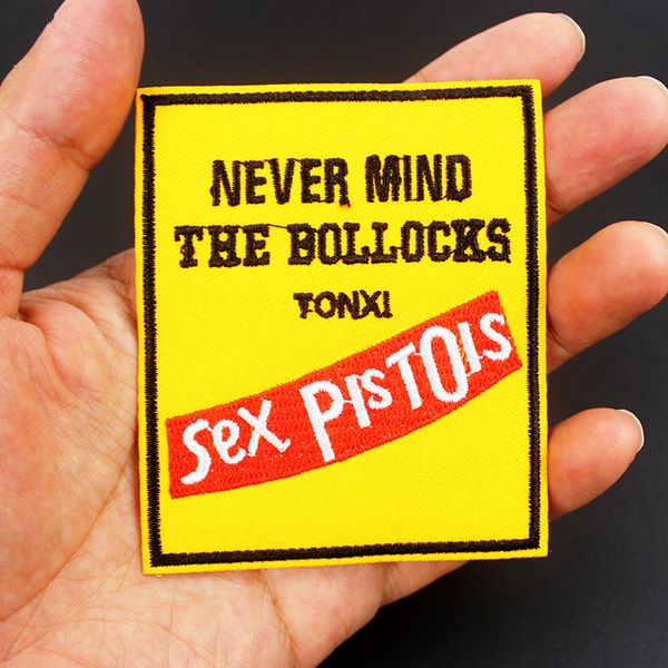 punk rock badge yellow patches iron on embroidered stickers for jacket jeans backpack clothes decoration, Black
punk rock badge yellow patches iron on embroidered stickers for jacket jeans backpack clothes decoration, Black