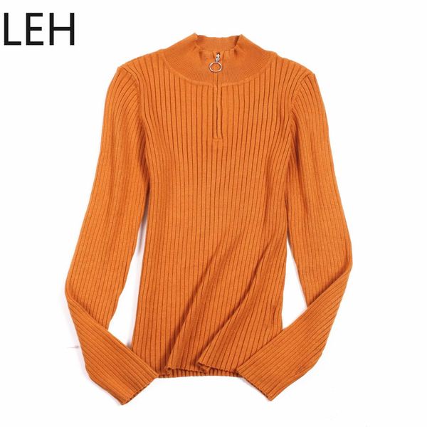 leh casual zipper sweater women turtleneck solid spring autumn female knitted sweater pullovers long sleeve chic soft jumper top, White;black
leh casual zipper sweater women turtleneck solid spring autumn female knitted sweater pullovers long sleeve chic soft jumper top, White;black