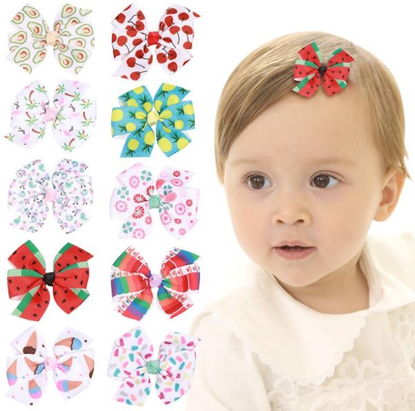 5.5cm colorful grosgrain ribbon bows hand-made watermelon rainbow fruit hairpin bows for baby girls toddlers kids children, Slivery;white 
5.5cm colorful grosgrain ribbon bows hand-made watermelon rainbow fruit hairpin bows for baby girls toddlers kids children, Slivery;white