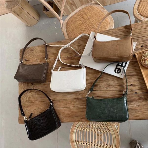 vintage alligator baguette shape bag leather handbag 2020 new fashion shoulder bag lady small purse female tote bolsas
vintage alligator baguette shape bag leather handbag 2020 new fashion shoulder bag lady small purse female tote bolsas