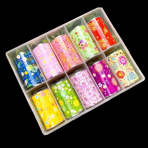 holographic flower starry nail foil shiny nail stickers 10 colors feather floral transfer sticker manicure art decoration, Black
holographic flower starry nail foil shiny nail stickers 10 colors feather floral transfer sticker manicure art decoration, Black