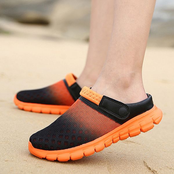 new fashion mens casual mesh shoes soft slip women breathable couples casual beach shoes set foot half slippers large size 36-46, Black
new fashion mens casual mesh shoes soft slip women breathable couples casual beach shoes set foot half slippers large size 36-46, Black