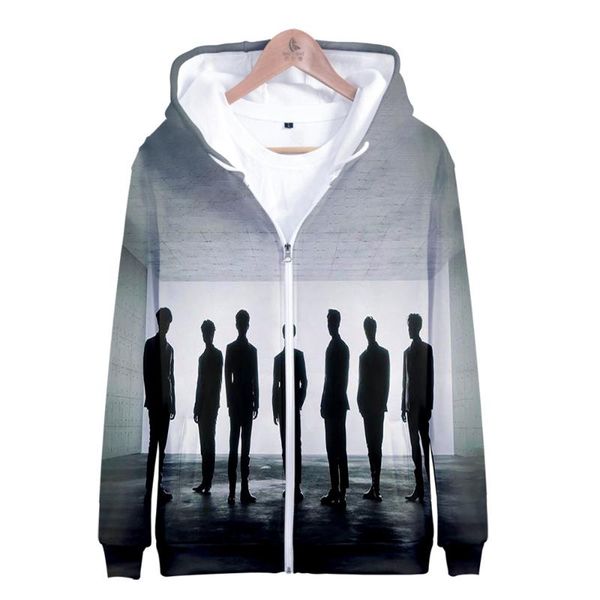 kpop got7 3d printed trendy men's itself zipper hoodies women sleeve hooded sweatshirt casual harajuku streetwear clothes, Black
kpop got7 3d printed trendy men's itself zipper hoodies women sleeve hooded sweatshirt casual harajuku streetwear clothes, Black