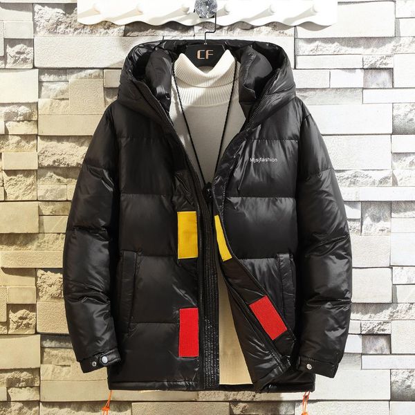 2019 new winter new men's white duck down jacket fashion casual windproof cold resistant thick hooded coat male brand clothes, Black
2019 new winter new men's white duck down jacket fashion casual windproof cold resistant thick hooded coat male brand clothes, Black