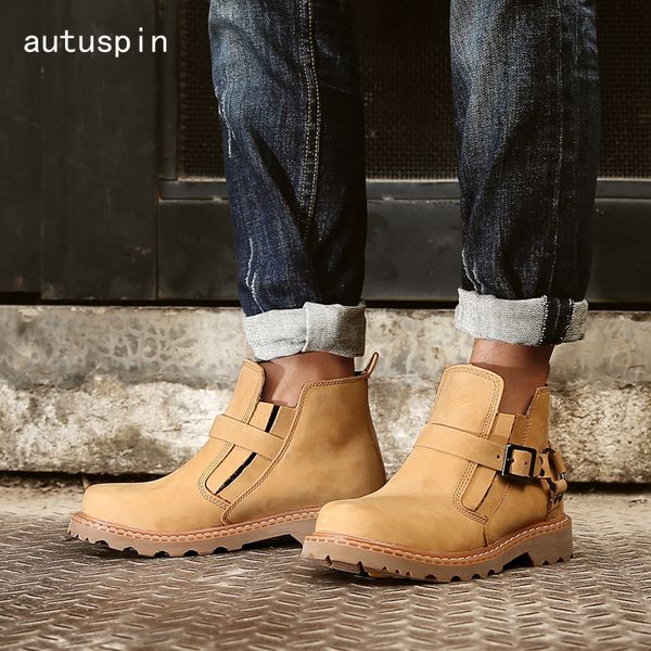 autuspin genuine leather tooling boots men breathable slip-on hiking shoes outdoor retro tactical trekking men's hunting boots
autuspin genuine leather tooling boots men breathable slip-on hiking shoes outdoor retro tactical trekking men's hunting boots