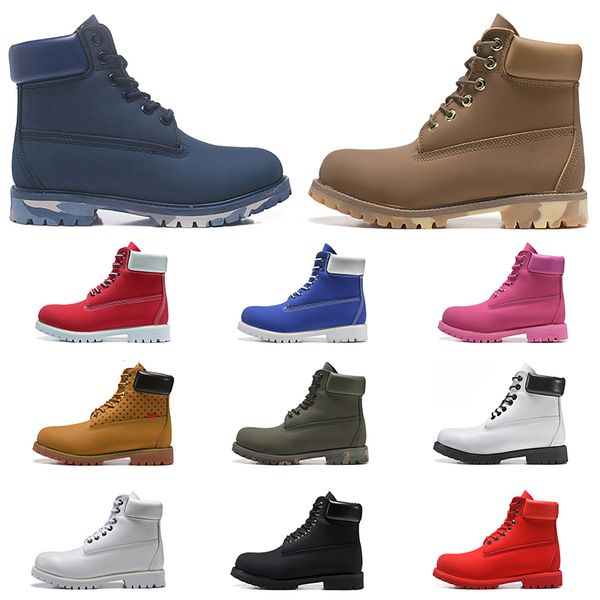 2019 men women luxury designer ankle boots triple black white wheat navy blue fashion mens martin boot outddoor shoes jogging walking
2019 men women luxury designer ankle boots triple black white wheat navy blue fashion mens martin boot outddoor shoes jogging walking