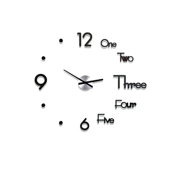 diy large wall clock modern design 3d wall sticker clock silent home decoration living room home office decor new year gift
diy large wall clock modern design 3d wall sticker clock silent home decoration living room home office decor new year gift