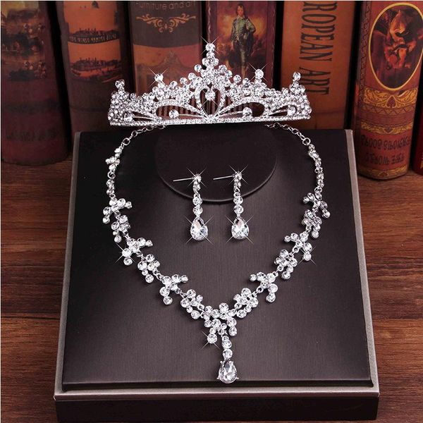 роскошный 3 шт свадебные аксессуары свадебные rhinestone headwearearringsnecklace набор моды брак принцессы crown luxury 3 ubnlm, White
роскошный 3 шт свадебные аксессуары свадебные rhinestone headwearearringsnecklace набор моды брак принцессы crown luxury 3 ubnlm, White