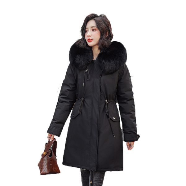 plus size winter women jackets long thick parka jacket big fur hooded coat abrigos mujer invierno warm cotton parkas for women, Black
plus size winter women jackets long thick parka jacket big fur hooded coat abrigos mujer invierno warm cotton parkas for women, Black