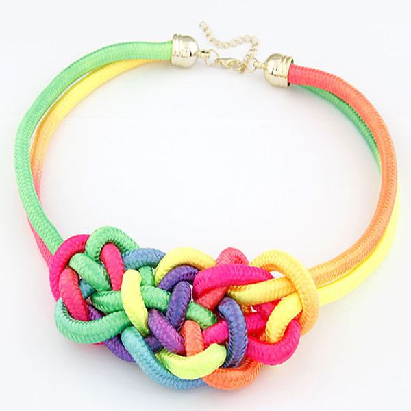china-knot necklaces & pendants costume items neon chunky choker statement necklace women bijoux jewelry, Golden;silver
china-knot necklaces & pendants costume items neon chunky choker statement necklace women bijoux jewelry, Golden;silver