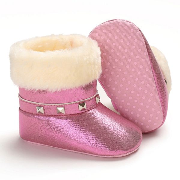 winter warm baby girls soft booties plush infant anti slip snow boots shoes pu leather flat cute toddler non-slip baby shoes, Black;grey
winter warm baby girls soft booties plush infant anti slip snow boots shoes pu leather flat cute toddler non-slip baby shoes, Black;grey