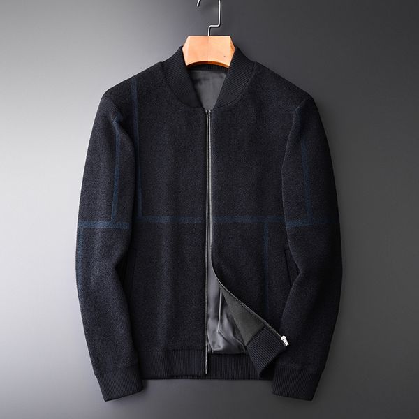 men's sweaters plaid mens luxury napping stand collar cardigan sweater male fashion computer knitted zipper man winter, White;black
men's sweaters plaid mens luxury napping stand collar cardigan sweater male fashion computer knitted zipper man winter, White;black