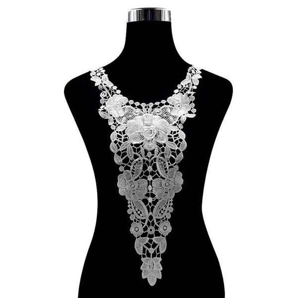 embroidery neck collar diy fake detachable collars water-soluble women corsage three-dimensional lace accessories, Black
embroidery neck collar diy fake detachable collars water-soluble women corsage three-dimensional lace accessories, Black