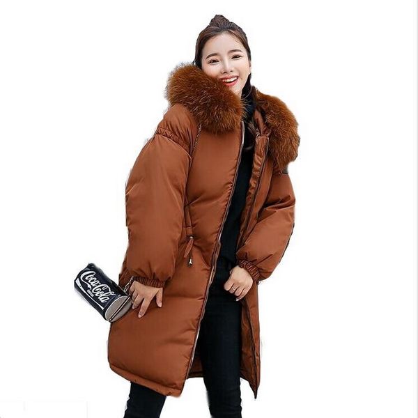 2019 women's asymmetric length parkas winter jacket women hooded warm coat female loose parka large fur collar padded jackets, Black
2019 women's asymmetric length parkas winter jacket women hooded warm coat female loose parka large fur collar padded jackets, Black