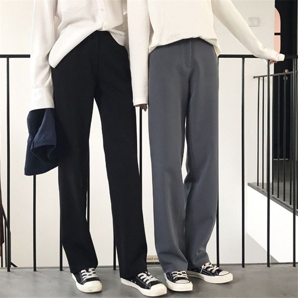 mazefeng 2020 autumn winter women pants straight high waist loose knitting office korean style casual black long pants size s-xl, Black;white
mazefeng 2020 autumn winter women pants straight high waist loose knitting office korean style casual black long pants size s-xl, Black;white