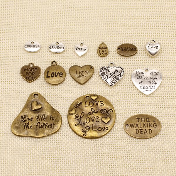 80 pieces supplies for jewelry materials married i love you heart text tag hj151, Bronze;silver
80 pieces supplies for jewelry materials married i love you heart text tag hj151, Bronze;silver