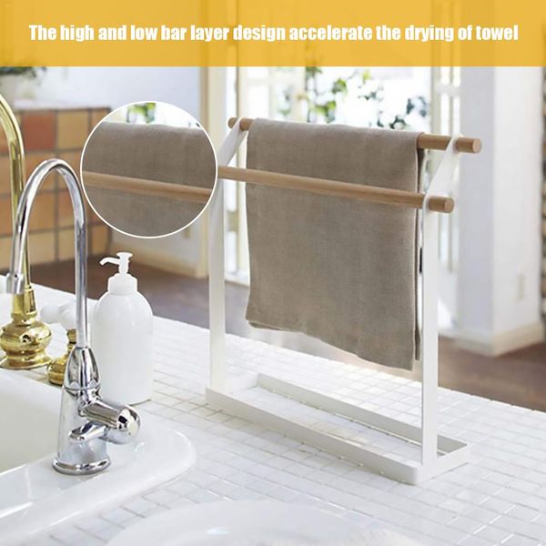 double t-shaped towel rack stainless steel towel shelf towel rack bathroom holder l household floor double pole bathroom use
double t-shaped towel rack stainless steel towel shelf towel rack bathroom holder l household floor double pole bathroom use