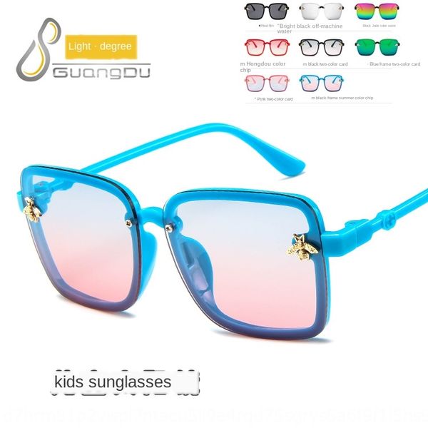 children's square frame little bee baby's ocean chips sun sun sun glasses parent-child glasses, Blue
children's square frame little bee baby's ocean chips sun sun sun glasses parent-child glasses, Blue