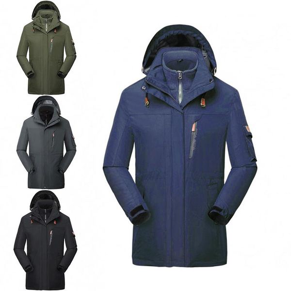 2 pcs three in one outdoor mountaineering couple jackets breathable warm long fleece clothing, Blue;black
2 pcs three in one outdoor mountaineering couple jackets breathable warm long fleece clothing, Blue;black