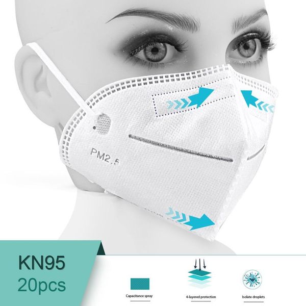 20/50pcs kn95 masks protective mask safety masks 95% filtration for dust particulate pollution
20/50pcs kn95 masks protective mask safety masks 95% filtration for dust particulate pollution