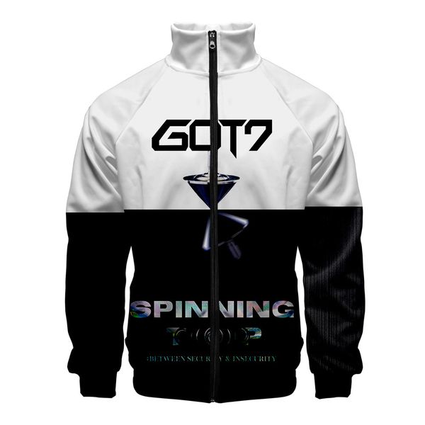 got7 3d print women/men fashion zipper standing collar casual street cool hipster hooded sweatshirt popular hoodies zipper, Black
got7 3d print women/men fashion zipper standing collar casual street cool hipster hooded sweatshirt popular hoodies zipper, Black
