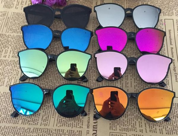 kids fashion cat eye round sunglasses for girls boys uv protection mirror lens clear lense children sunblock, Blue
kids fashion cat eye round sunglasses for girls boys uv protection mirror lens clear lense children sunblock, Blue