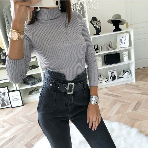 sweater women winter 2018 autumn korean turtleneck pull sweater knit thick pullover oversize femme jumpers ladies black sweaters, White;black
sweater women winter 2018 autumn korean turtleneck pull sweater knit thick pullover oversize femme jumpers ladies black sweaters, White;black