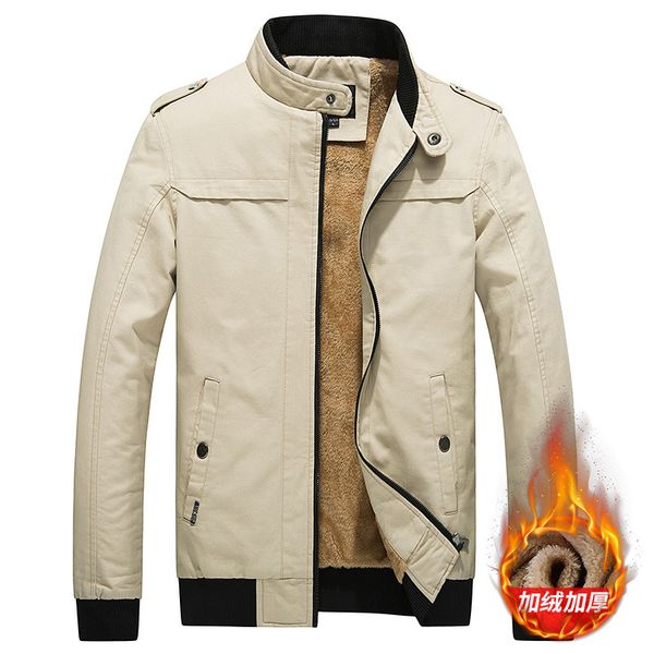 men pure cotton washing jacket men's plus velvet cotton overcoat fashion casual autumn and winter men's wear, Black
men pure cotton washing jacket men's plus velvet cotton overcoat fashion casual autumn and winter men's wear, Black