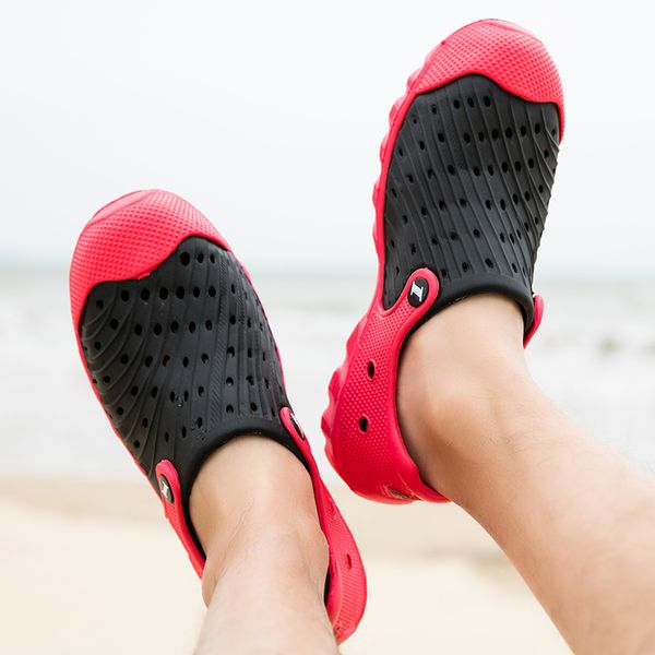 non-slip 2020 new trend fashion trend men's sandals outdoor travel beach shoes men summer breathable hole shoes size 40-46, Black
non-slip 2020 new trend fashion trend men's sandals outdoor travel beach shoes men summer breathable hole shoes size 40-46, Black