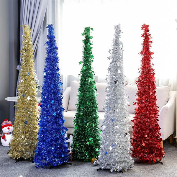 collapsible christmas tree artificial tinsel pop-up xmas tree for small spaces home party holiday christmas decorations jk1910
collapsible christmas tree artificial tinsel pop-up xmas tree for small spaces home party holiday christmas decorations jk1910