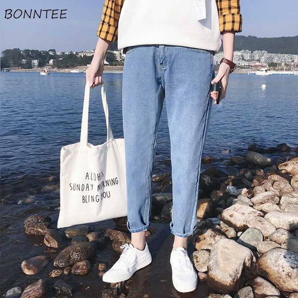 men's jeans men loose straight trousers daily streetwear korean style harajuku solid retro all-match mens ankle-length leisure, Blue
men's jeans men loose straight trousers daily streetwear korean style harajuku solid retro all-match mens ankle-length leisure, Blue