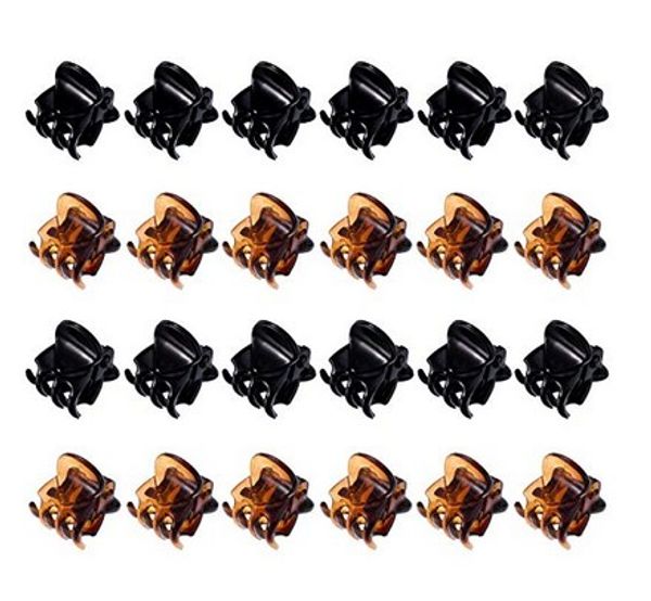 hair jewelry mini hair clips plastic hair claws pins clamps for girls and women ( black and brown, Golden;silver
hair jewelry mini hair clips plastic hair claws pins clamps for girls and women ( black and brown, Golden;silver
