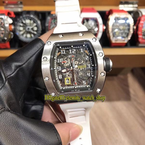 r high-version rm 030 skeleton big date dial japan miyota automatic rm030 mens watch 904l steel case white rubber strap sport luxury watches, Slivery;brown
r high-version rm 030 skeleton big date dial japan miyota automatic rm030 mens watch 904l steel case white rubber strap sport luxury watches, Slivery;brown
