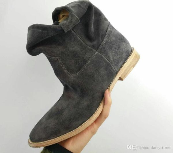 new lady fashion woman round toe suede leather motorcycle ankle boots spring/autumn hidden heel shoes leisure boots, Black
new lady fashion woman round toe suede leather motorcycle ankle boots spring/autumn hidden heel shoes leisure boots, Black