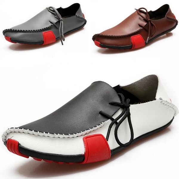 nice spring summer new fashion men lightweight slip-on leather casual shoes men trend shoes loafers driving, Black
nice spring summer new fashion men lightweight slip-on leather casual shoes men trend shoes loafers driving, Black