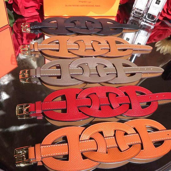 2020 latest fashion leather bracelet belt wide bracelet and popular couple h skin bangle bracelet wholesale, Black
2020 latest fashion leather bracelet belt wide bracelet and popular couple h skin bangle bracelet wholesale, Black