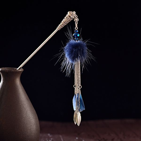 women's ventagi feather long hair stick bohemia long chain bola hair stick summer ponhur, Golden;white
women's ventagi feather long hair stick bohemia long chain bola hair stick summer ponhur, Golden;white