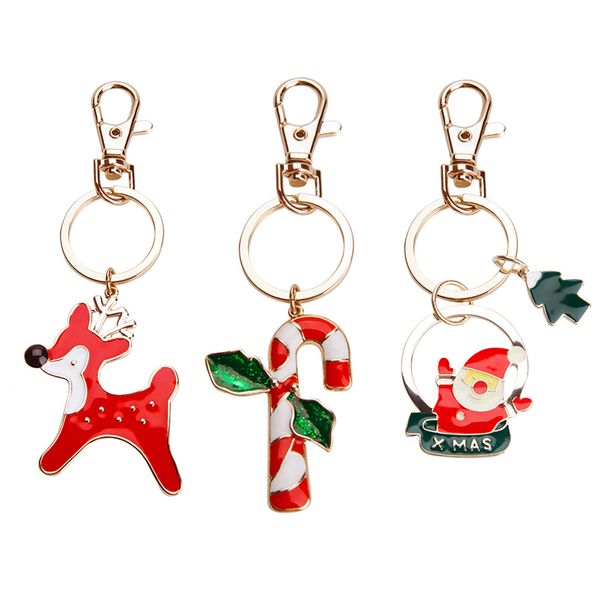 christmas stainless steel santa claus key rings, enameld candy cane and deer pendants key chains, xmas gifts for family children and friends, Slivery;golden
christmas stainless steel santa claus key rings, enameld candy cane and deer pendants key chains, xmas gifts for family children and friends, Slivery;golden