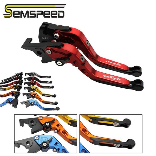 semspeed motorcycle cnc accessories foldable brakes clutch levers for ninja 125 z125 ninja125 z 125 z-125 2020 2020
