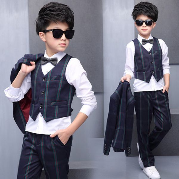boy's suits & blazers children's clothing boy's suit+pant+vest+shirt+bow tie five pieces sets 115-155cm striped wholesale hot, Black
boy's suits & blazers children's clothing boy's suit+pant+vest+shirt+bow tie five pieces sets 115-155cm striped wholesale hot, Black