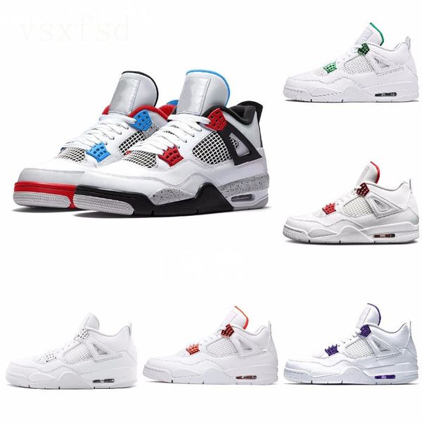 cool grey 4 pure money metallic pack men basketball shoes 4s pine green court purple university orange red sneaker j#07-285
cool grey 4 pure money metallic pack men basketball shoes 4s pine green court purple university orange red sneaker j#07-285